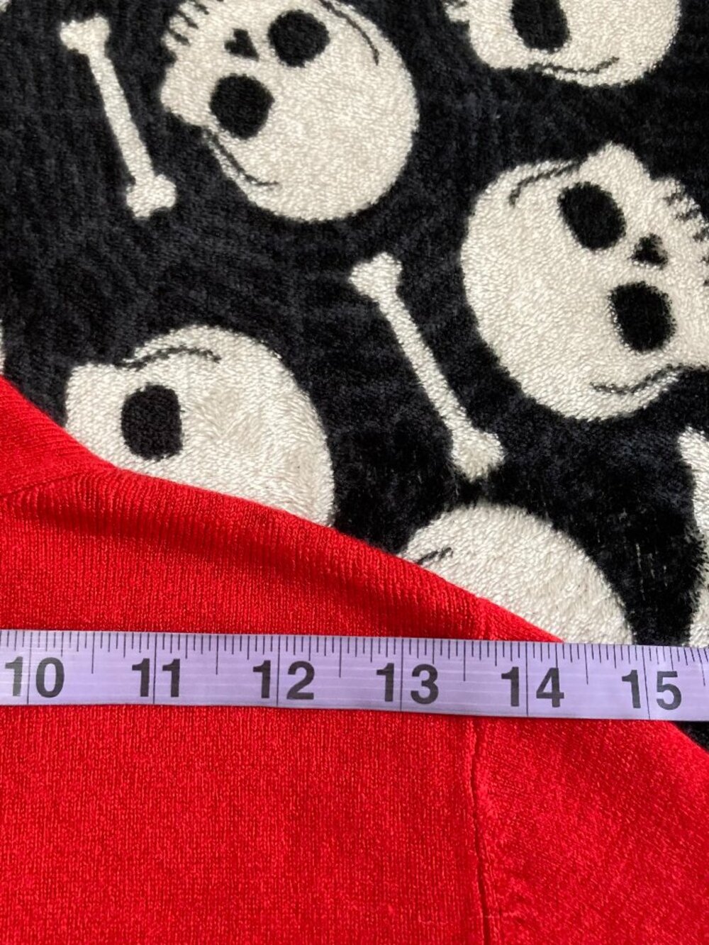 TABI Red thin knit v-neck sweater w/ adjustable neck tie pieces XS SMALL MEDIUM - Picture 12 of 16